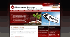 Desktop Screenshot of millenniumfunding.com